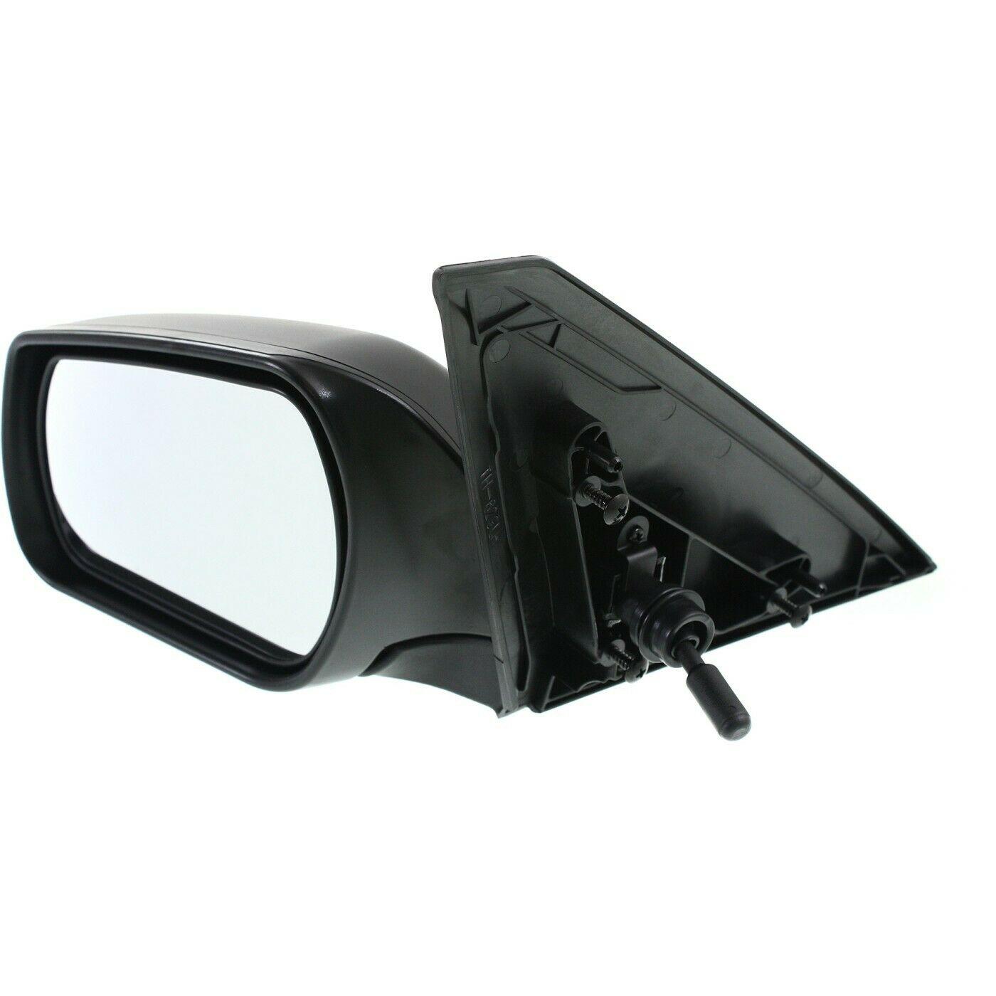 2004-2009 Mazda 3 Mirror Driver Side Manual , MA1320141. Side view of the replacement part.