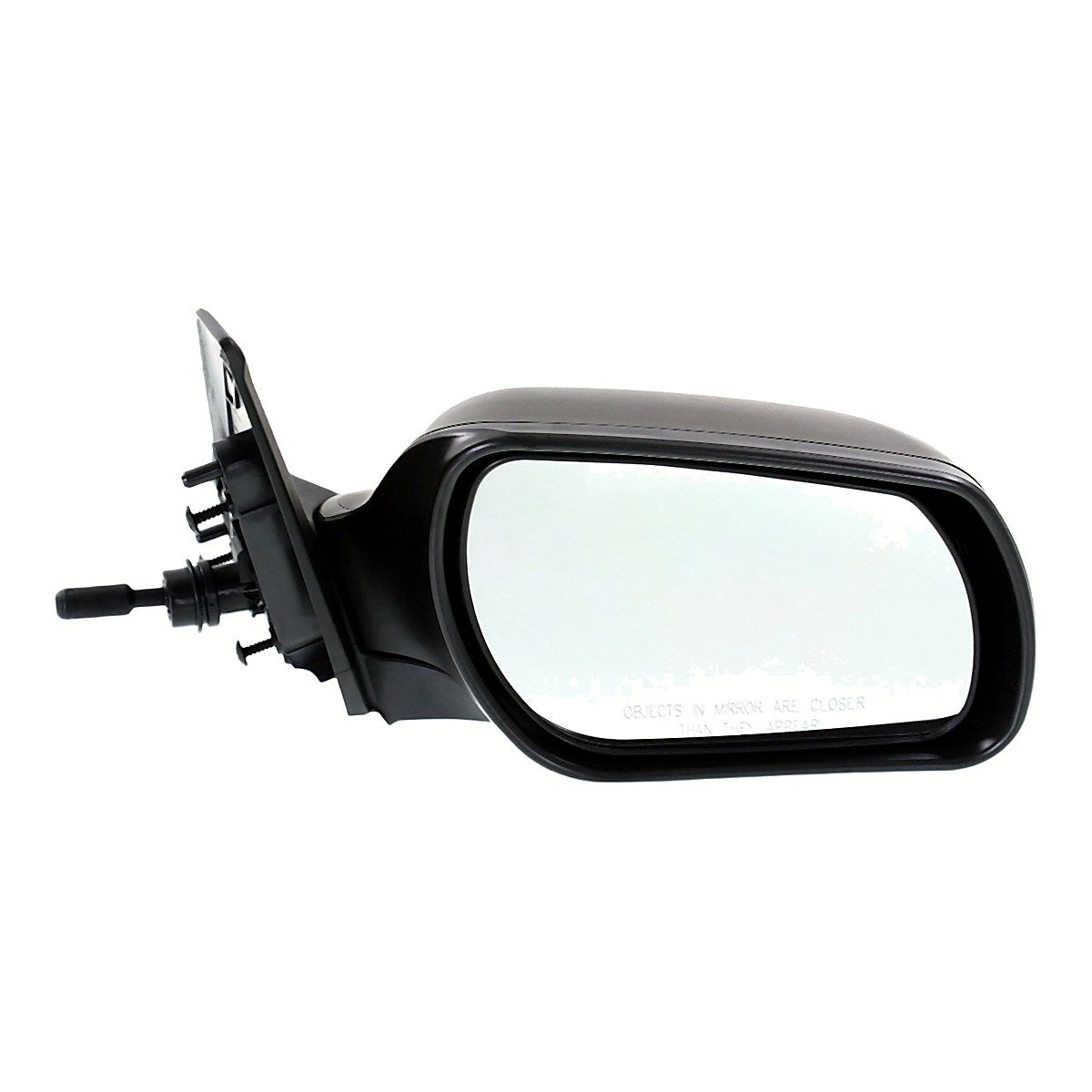 2004-2009 Mazda 3 Rear Passenger Side Door Mirror, ma1321141. Front view.