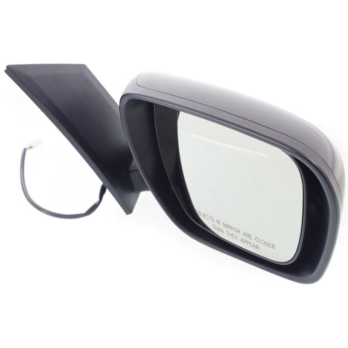 2007-2008 Mazda CX7 Mirror Passenger Side Power , MA1321152. Angle view for visual reference.