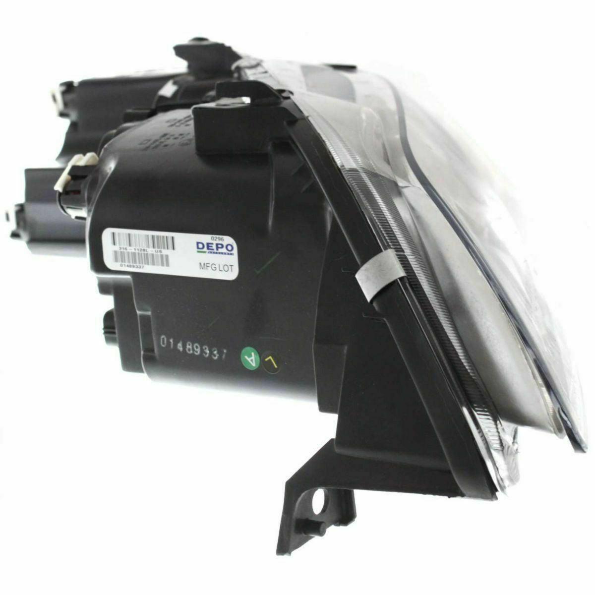 2003-2005 Mazda 6 Head Lamp Driver Side With Fog Lamp Std Halogen , MA2502129. Replacement part ready for install.