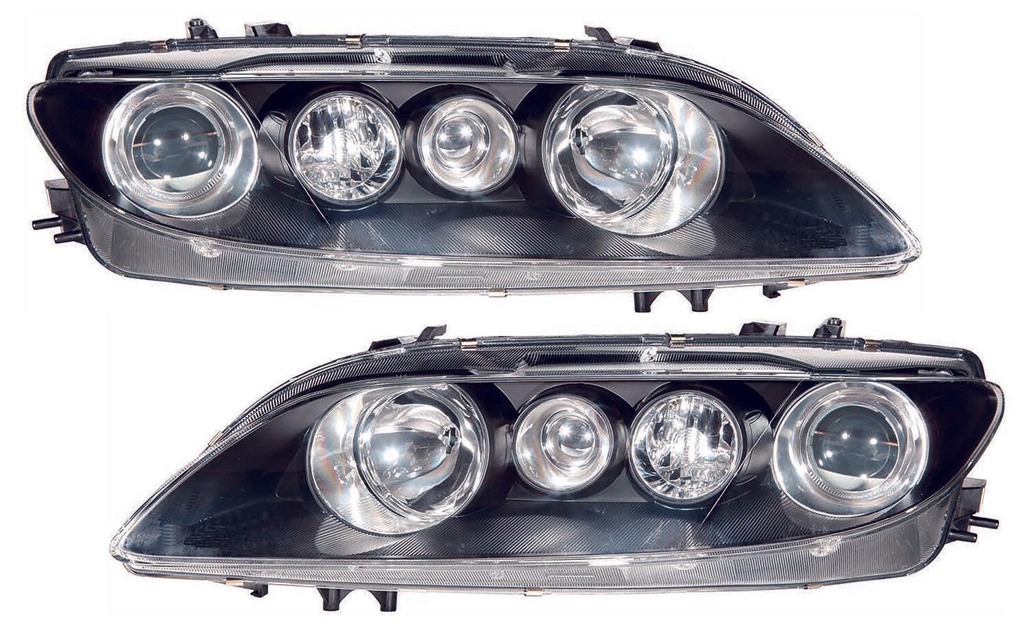 2006-2007 Mazda 6 Head Lamp Driver Side With Turbo Hid , MA2502137. Precision fitment for collision repair.