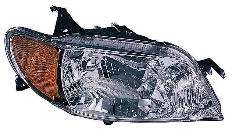 2001-2003 Mazda PROTEGE Head Lamp Passenger Side Aluminum Bezel , MA2503119. OEM-quality exterior component.