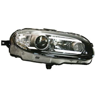 2006-2008 Mazda MX5_MIATA Head Lamp Passenger Side Halogen To 04/12/2006 , MA2503132. Side view of the replacement part.