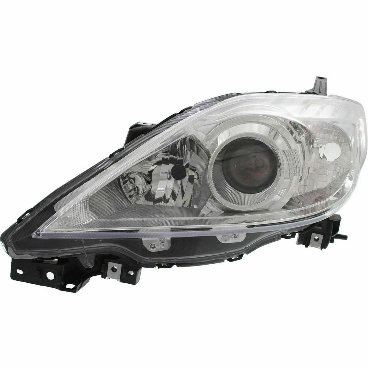 2008-2010 Mazda 5 Head Lamp Driver Side Halogen With Chrome Bezel , MA2518124. High-strength and long-lasting.