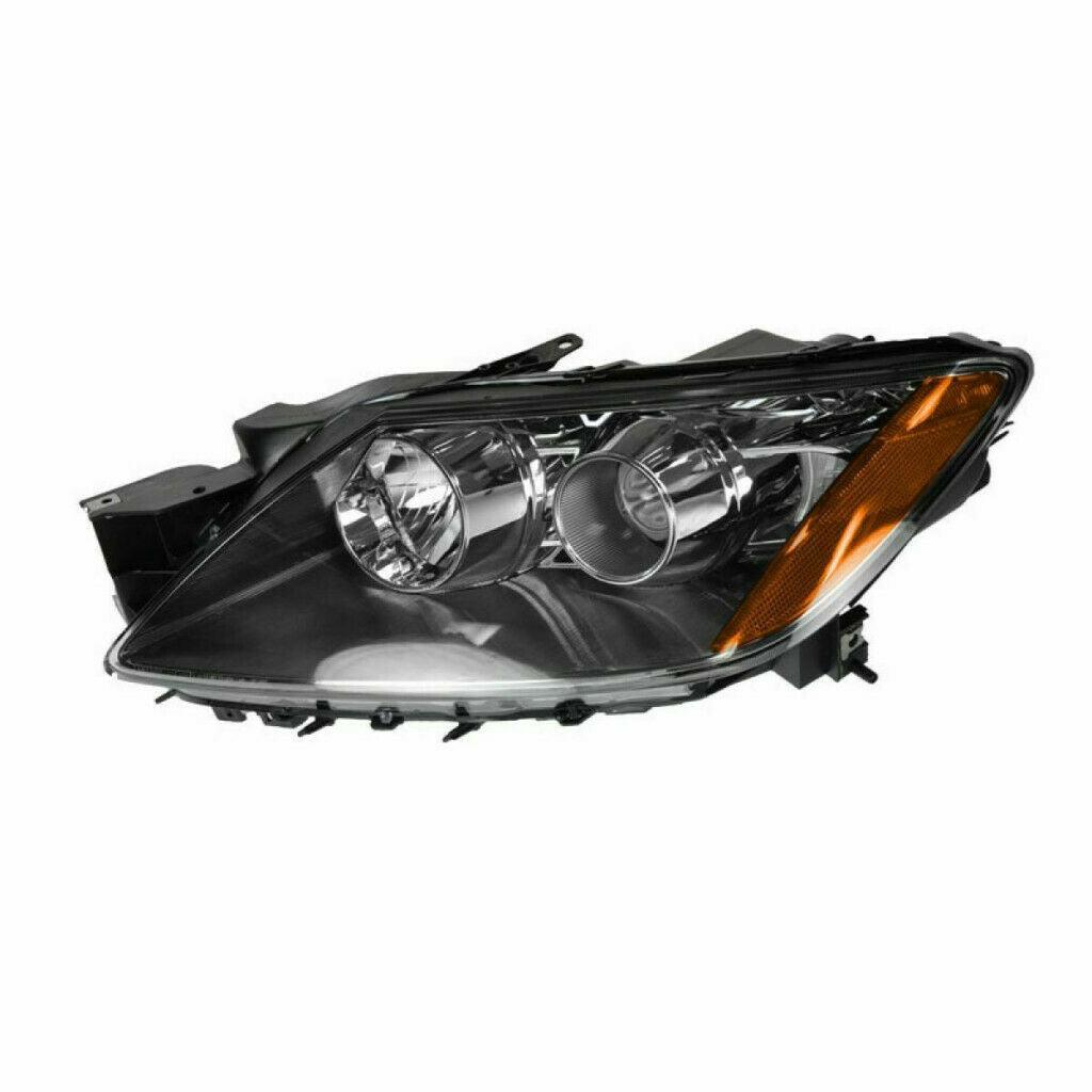 2007 Mazda CX7 Head Lamp Driver Side With Hid Without Bulb/Module , MA2518131. Angle view for visual reference.
