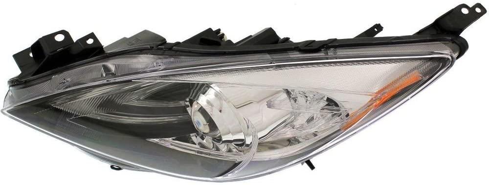 2010-2011 Mazda 3 Head Lamp Driver Side , MA2518152. Installed view for reference.