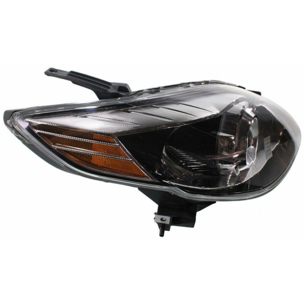 2008-2009 Mazda 5 Head Lamp Passenger Side Halogen Black Bezel , MA2519128. OEM-style replacement.