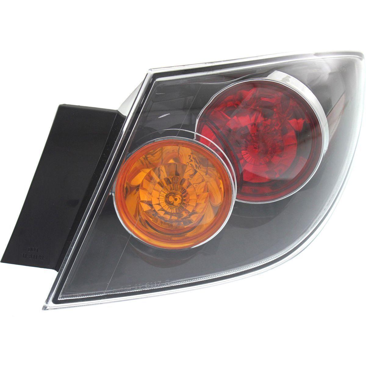 2004-2006 Mazda 3 Tail Lamp Passenger Side Hb , MA2801125. Precision fitment for collision repair.