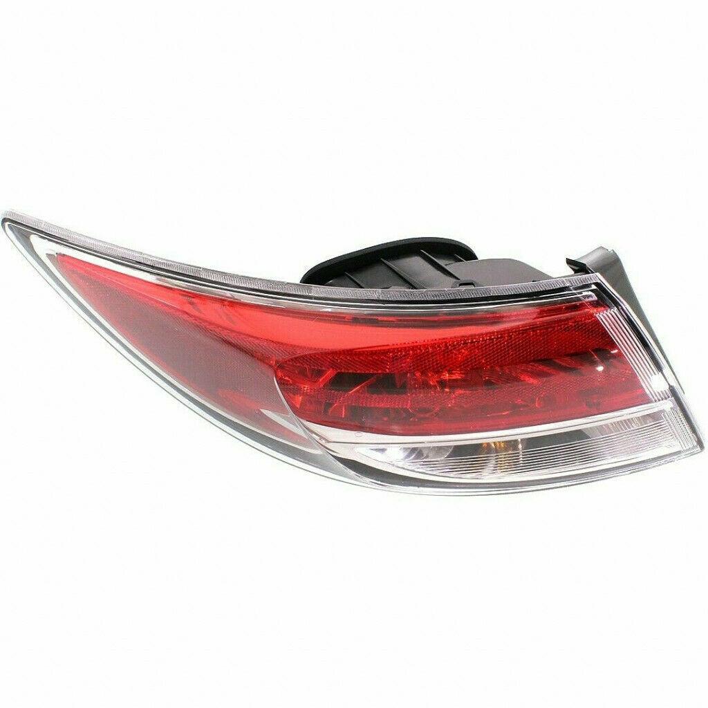2009-2013 Mazda 6 Tail Lamp Driver Side Halogen , MA2804108. Installed view for reference.