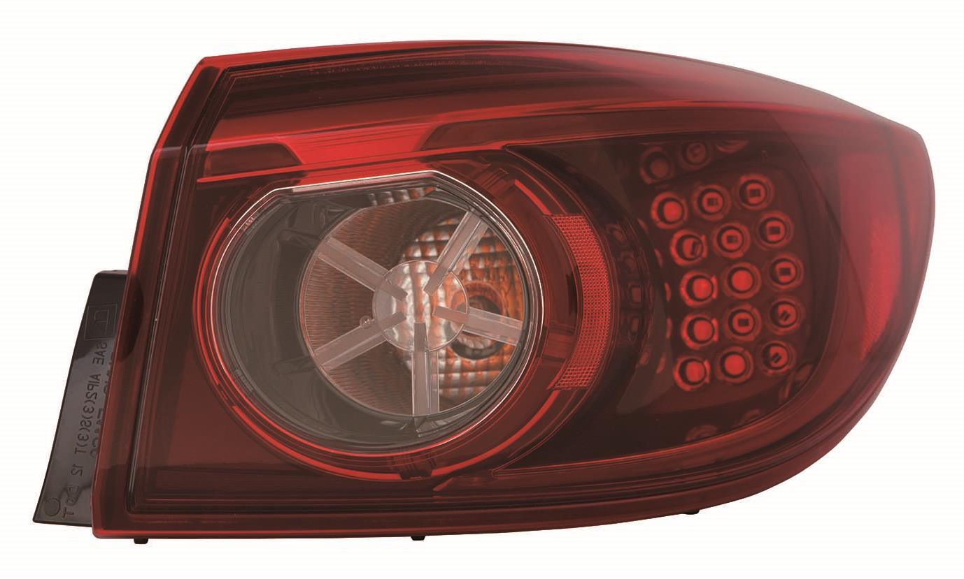 2014-2016 Mazda 3 Tail Lamp Passenger Side Sdn Led , MA2805114. Lightweight yet durable construction.