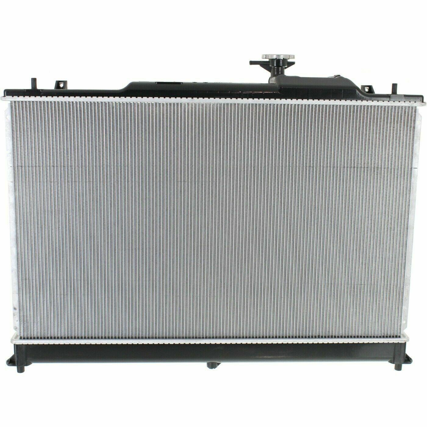 2010-2012 Mazda CX7 Radiator , MA3010233. Side view of the replacement part.