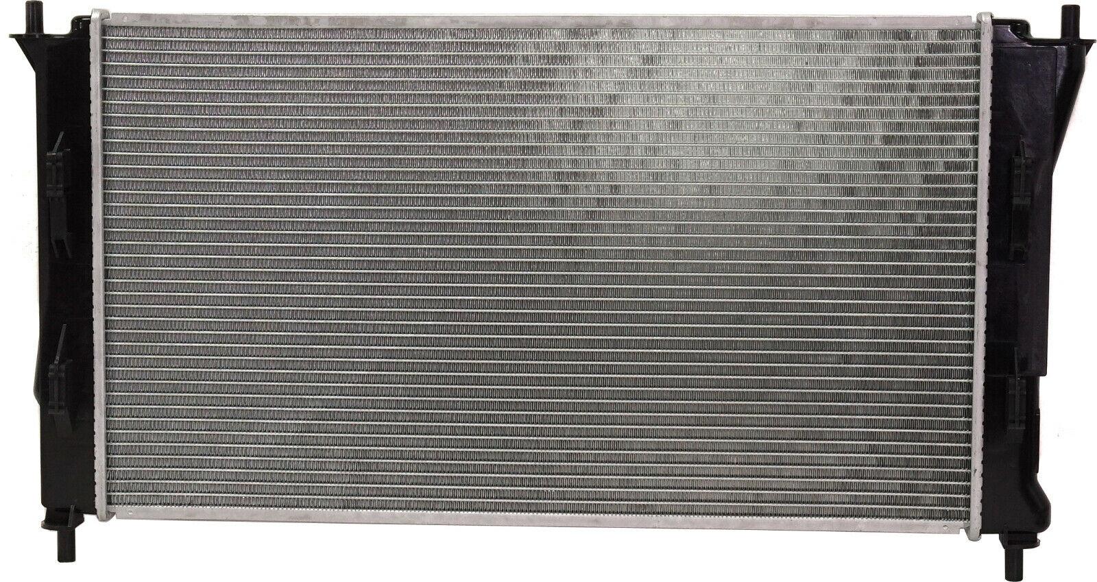 2016-2017 Mazda 5 Radiator , MA3010234. Side view of the replacement part.