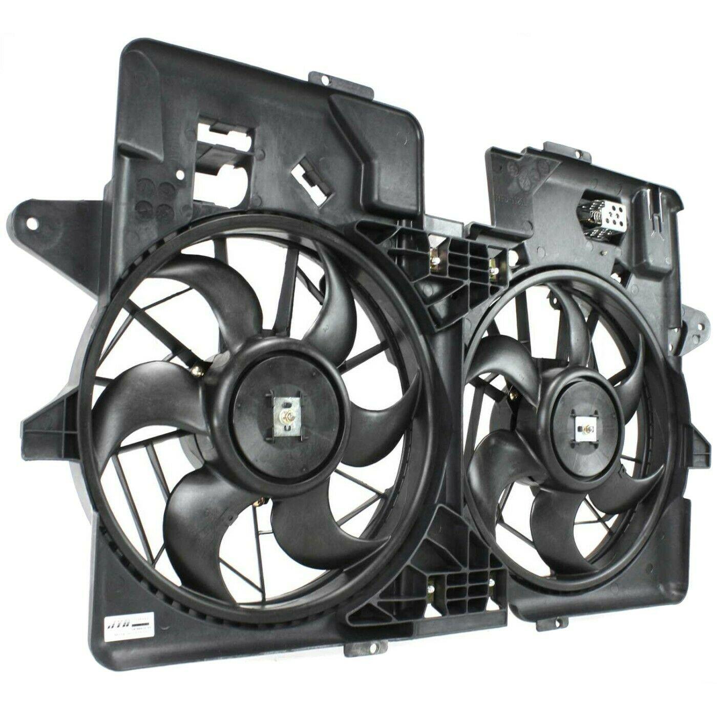 2001-2004 Ford Escape Cooling Fan Assy V6 , MA3115121. Installed view for reference.