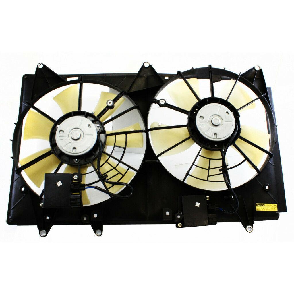 2007-2012 Mazda CX7 Cooling Fan Assy , MA3115139. Angle view for visual reference.