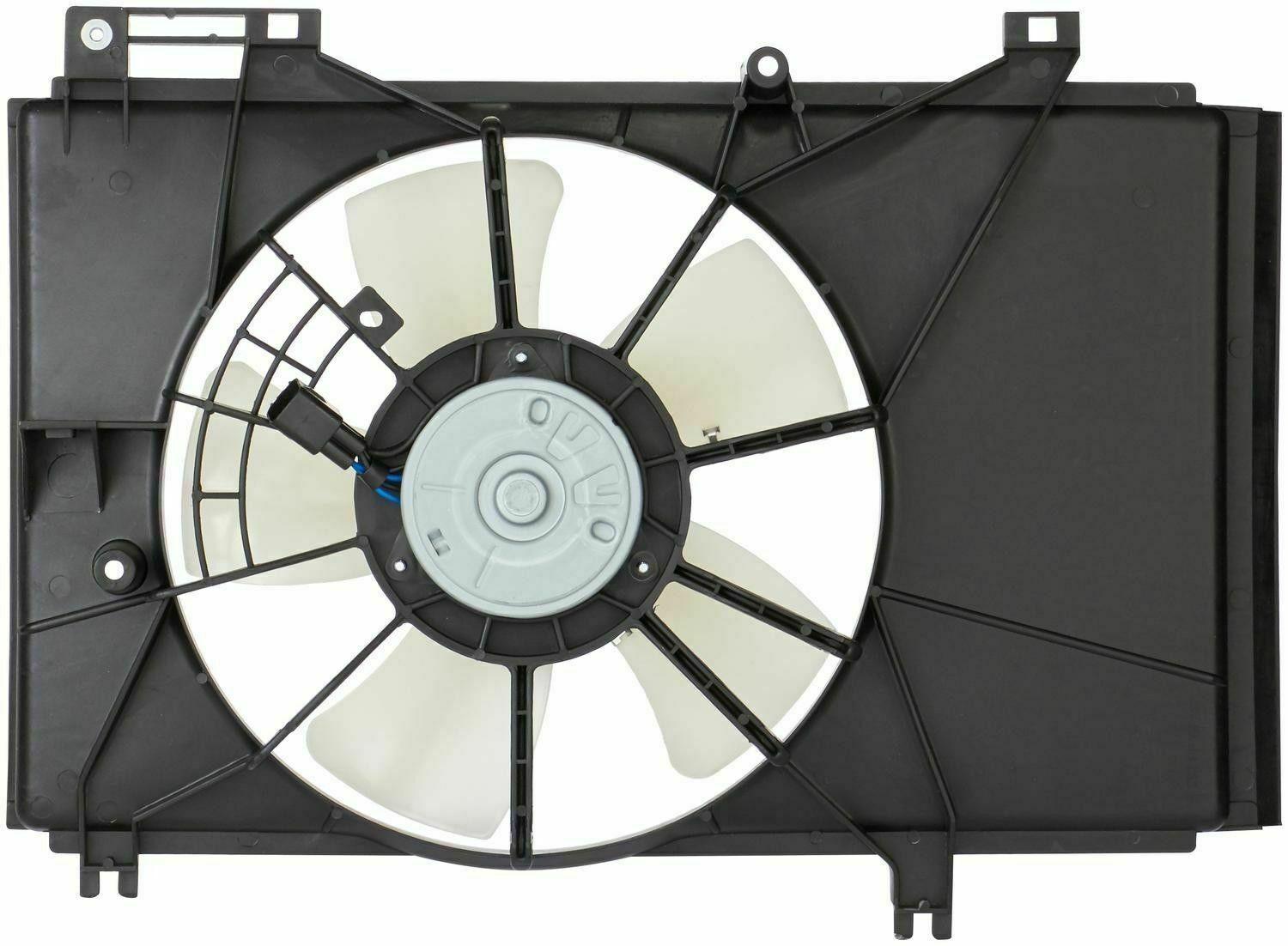 2011-2014 Mazda 2 Cooling Fan Assy 1.5L , MA3115150. Side view of the replacement part.