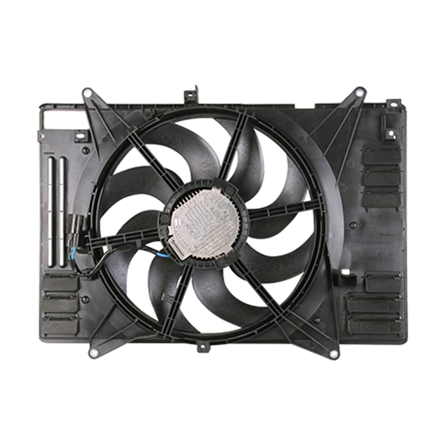 2016-2022 Mazda CX9 Cooling Fan Assy , MA3115168. Side view of the replacement part.