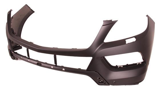 2012-2015 Mercedes ML350 Front Bumper , MB1000367. Side view of the replacement part.