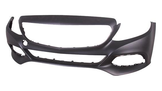 2017-2018 Mercedes C300 Coupe Front Bumper Primed Without Amg/Lux/Camera/Sensor , MB1000467. OEM-quality exterior component.