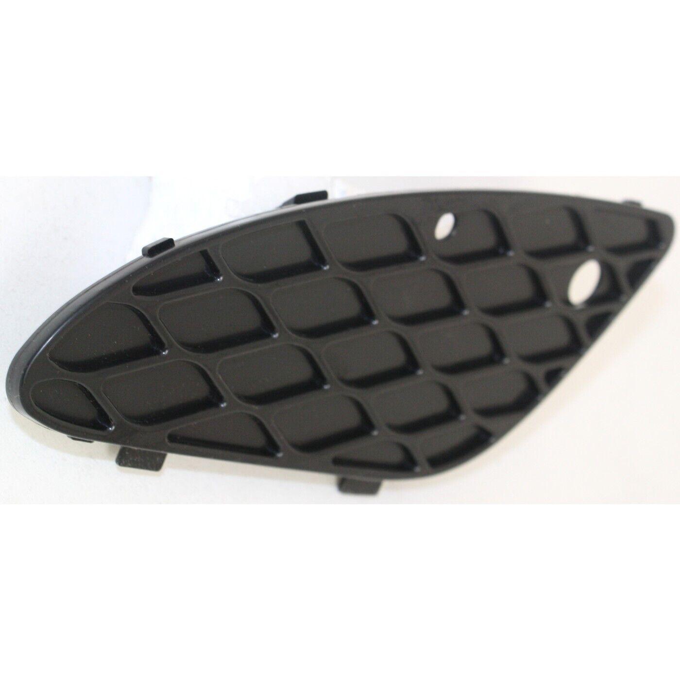 2003-2006 Mercedes E500 Grille Lower Driver Side Outer Without Sprt Matt-Black , MB1038111. Exact fit for vehicle restoration.