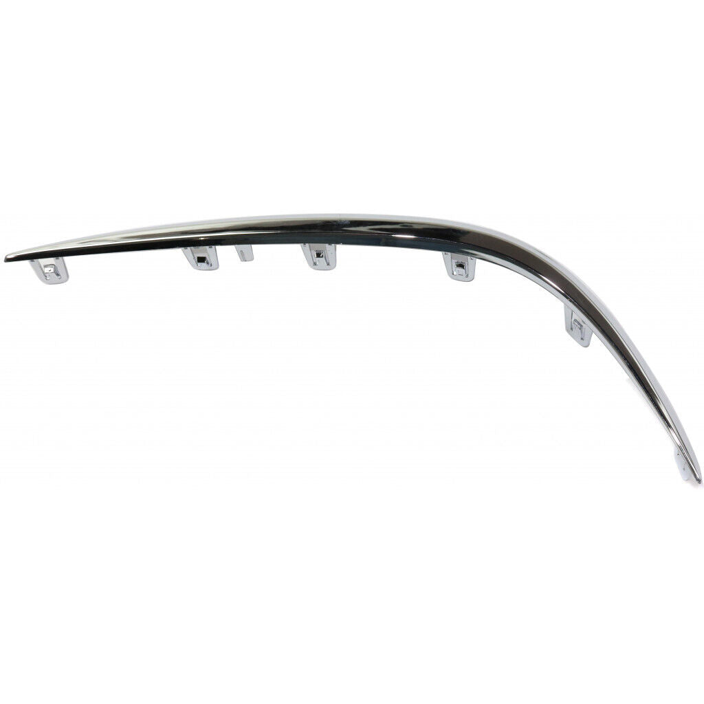2020 Mercedes E350 Bumper Molding Front Driver Side Lower Chrome , MB1046148. Exact fit for vehicle restoration.