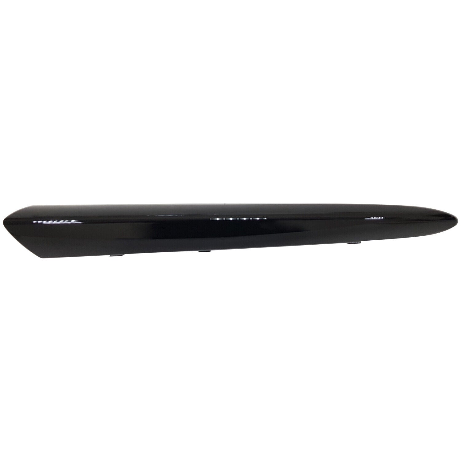 2020-2022 Mercedes GLC300 Coupe Bumper Molding Front Driver Side Lower Bright Black With Amg , MB1046191. Installed view for reference.