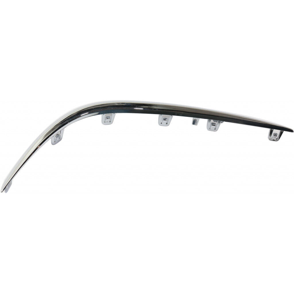 2017-2018 Mercedes E400 Bumper Molding Front Passenger Side Chrome , MB1047148. High-strength and long-lasting.
