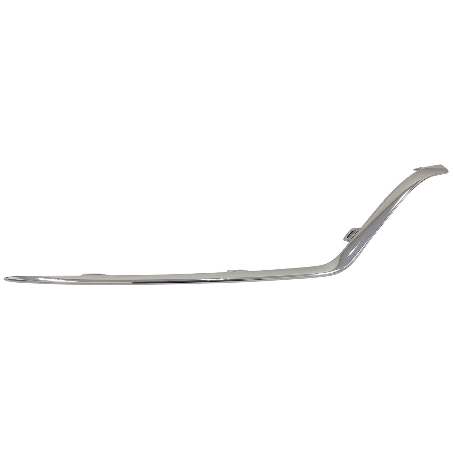 2020-2023 Mercedes GLE350 Bumper Molding Front Passenger Side Chrome With Amg , MB1047188. Side view of the replacement part.
