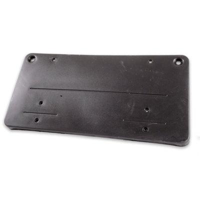 2008-2011 Mercedes C300 License Plate Bracket Front Without Amg Pkg Sdn , MB1068109. Side view of the replacement part.