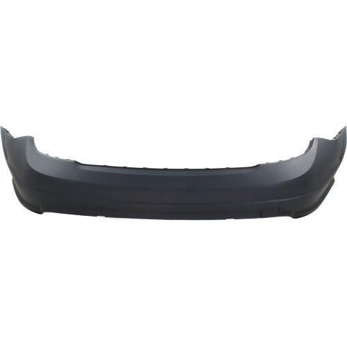2008-2011 Mercedes C300 Rear Bumper Primed Without Sensor With Amg Sport Pkg , MB1100276. Side view of the replacement part.