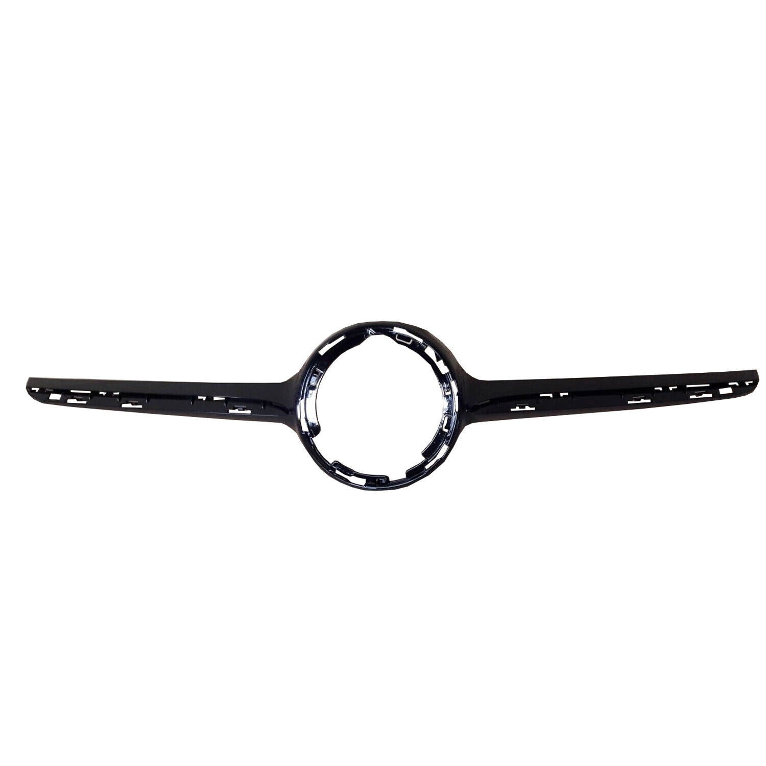 2019-2023 Mercedes C300 Convertible Grille Molding Front Center , MB1210143. Side view of the replacement part.