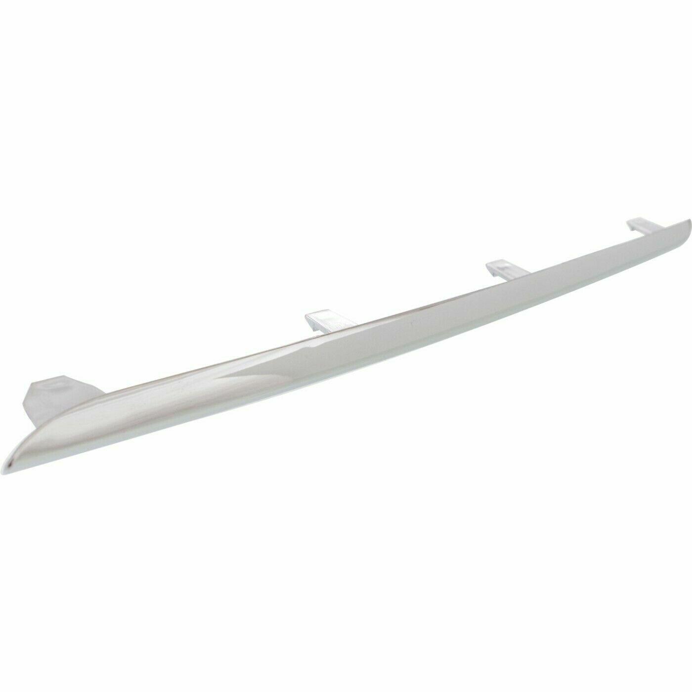 2015-2016 Mercedes E400 Grille Moulding Upper All Chrome Driver Side , MB1212100. Direct fit for easy installation.