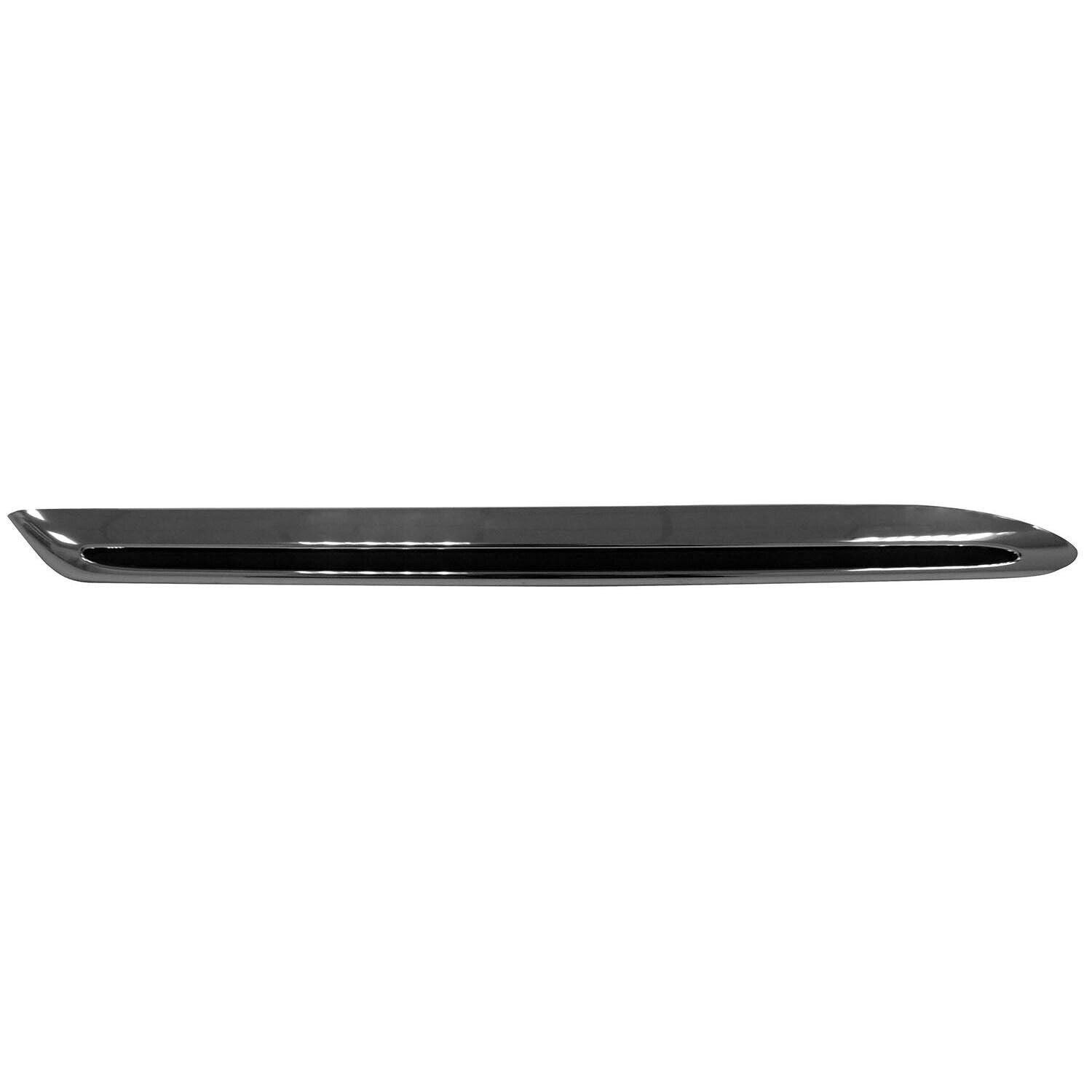 2020 Mercedes E350 Grille Molding Passenger Side Lower Chrome With Sprt Pkg , MB1215105. Installed view for reference.