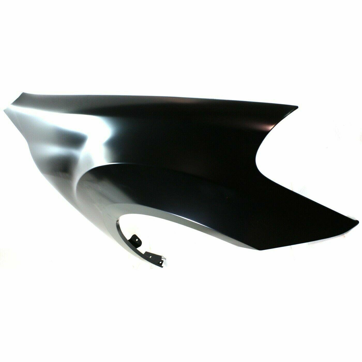 2007-2009 Mercedes ML320 Front Passenger Side Fender , MB1241130. Side view of the replacement part.
