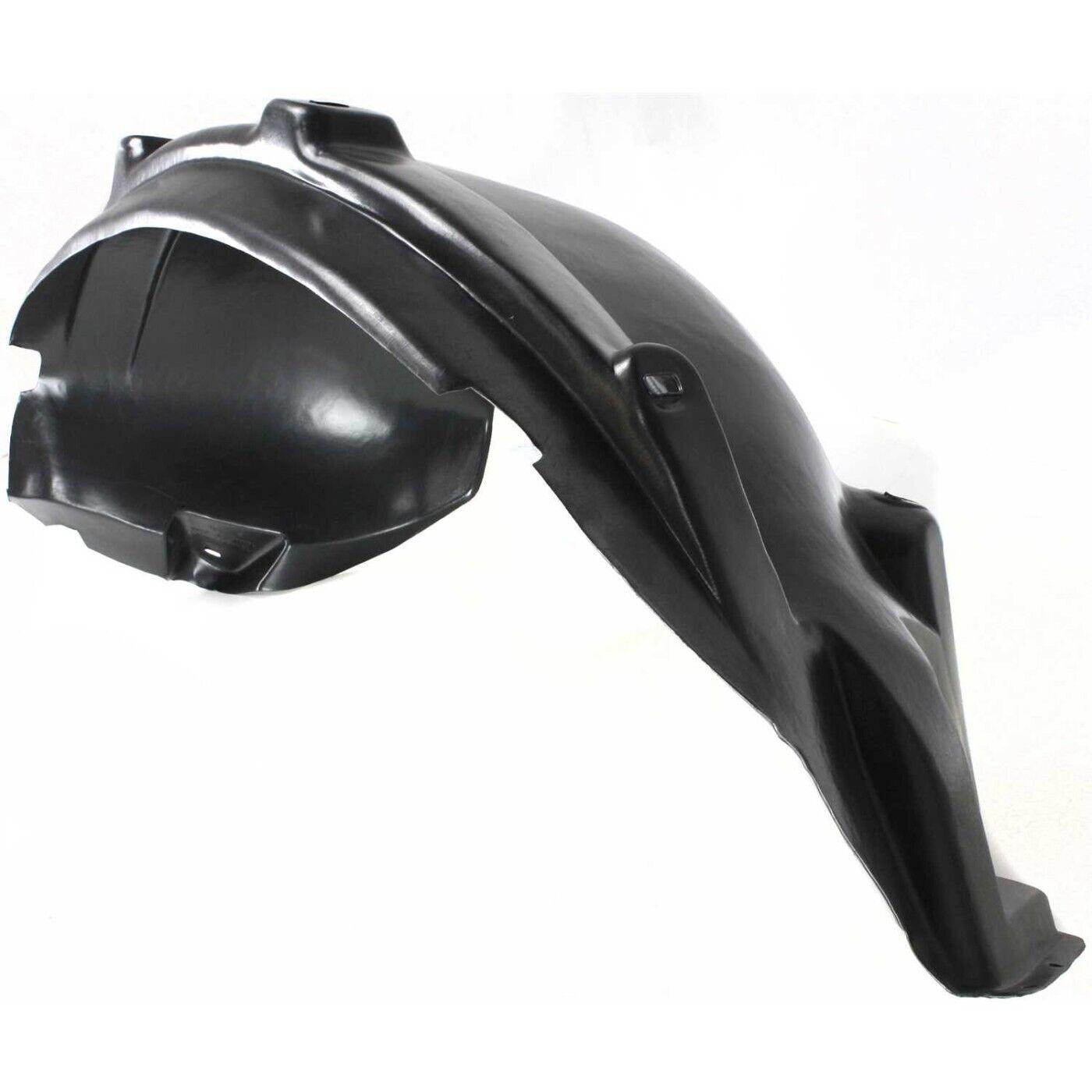 1998-2003 Mercedes ML320 Fender Liner Front Driver Side , MB1248120. Side view of the replacement part.