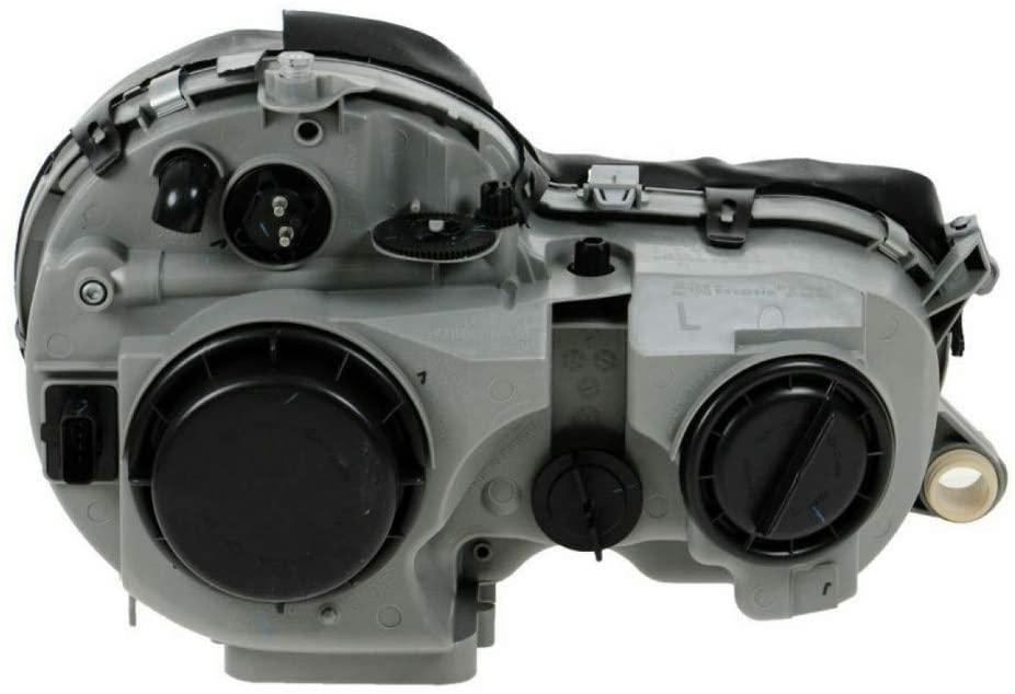 2000-2003 Mercedes E320 Head Lamp Driver Side Sdn Halogen , MB2502105. Installed view for reference.