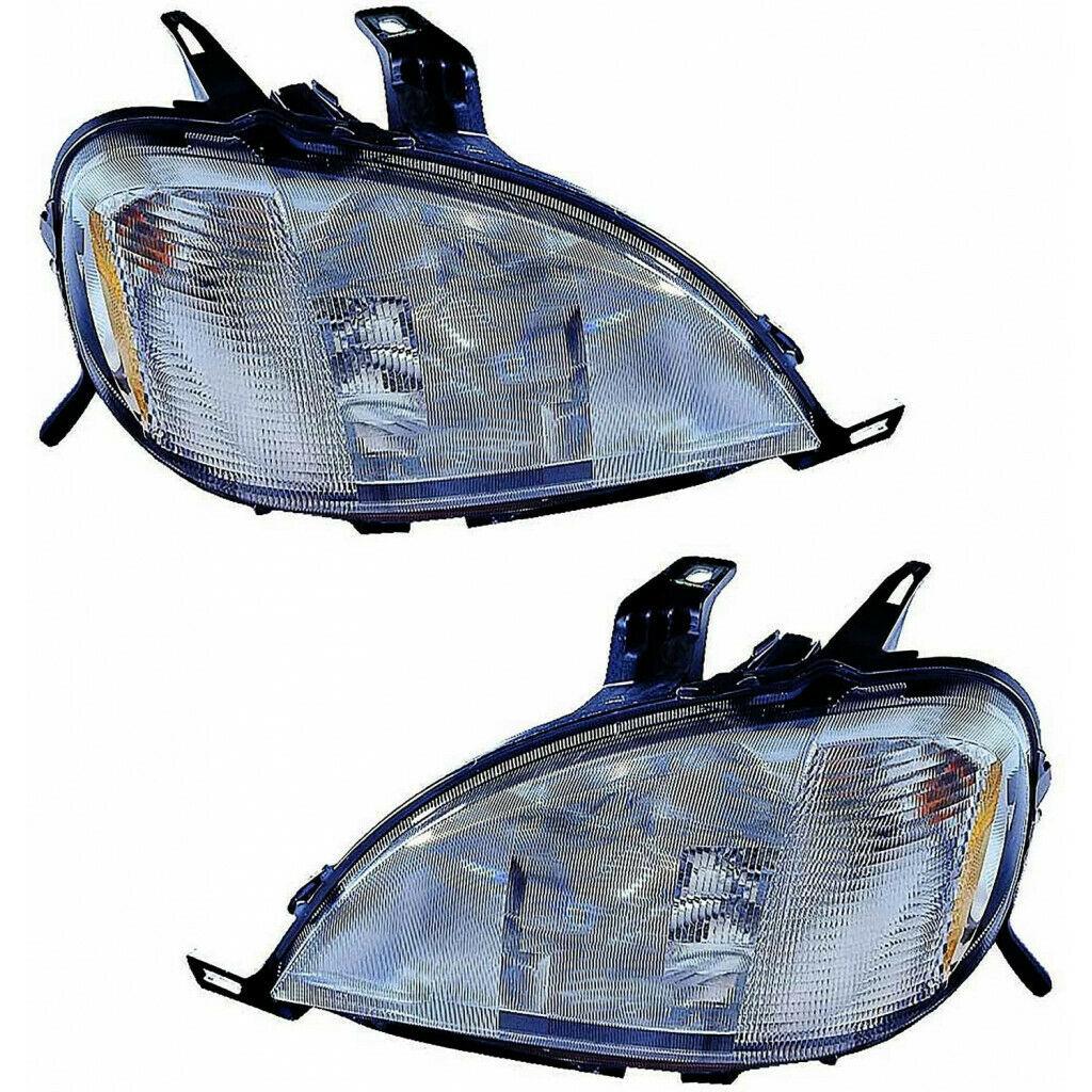 1998-2001 Mercedes ML320 Head Lamp Driver Side With Sport , MB2502125. Installed view for reference.