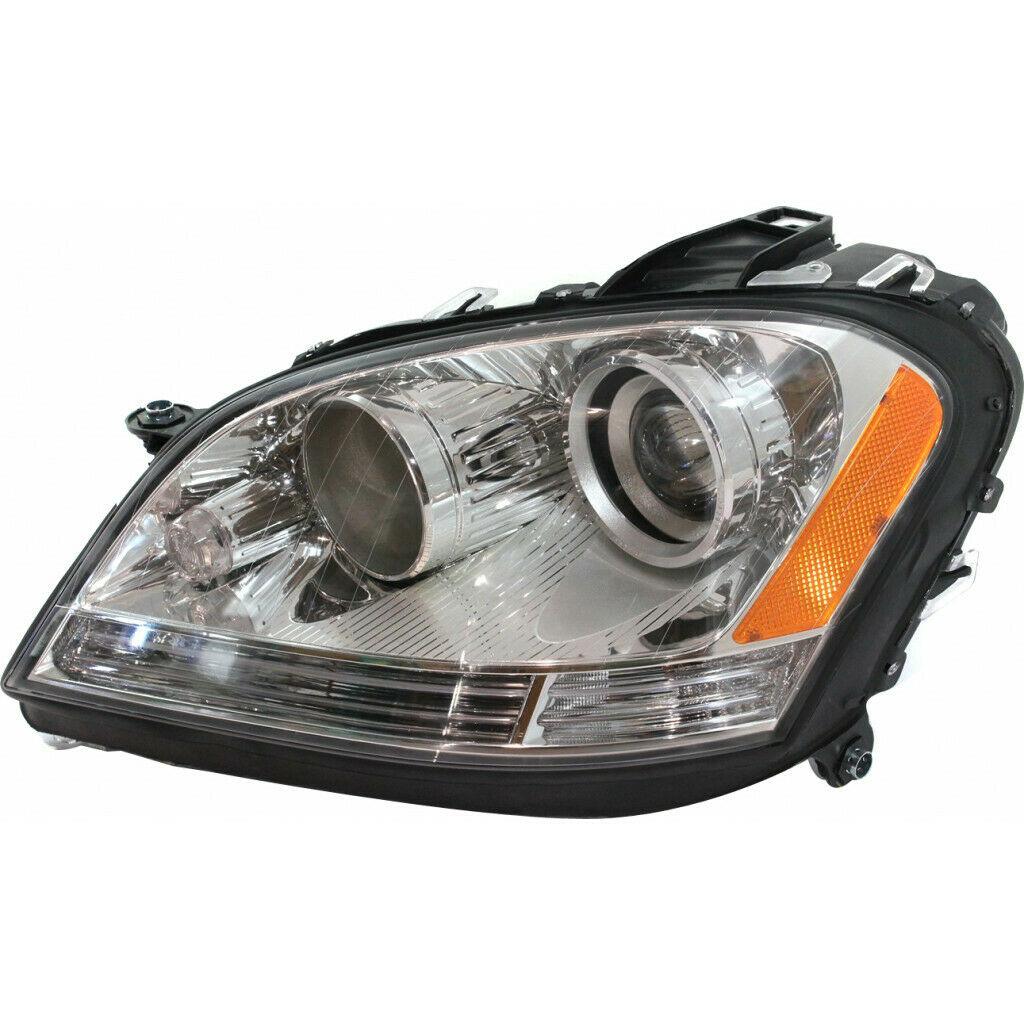 2006-2007 Mercedes ML350 Head Lamp Driver Side , MB2502146. Installed view for reference.