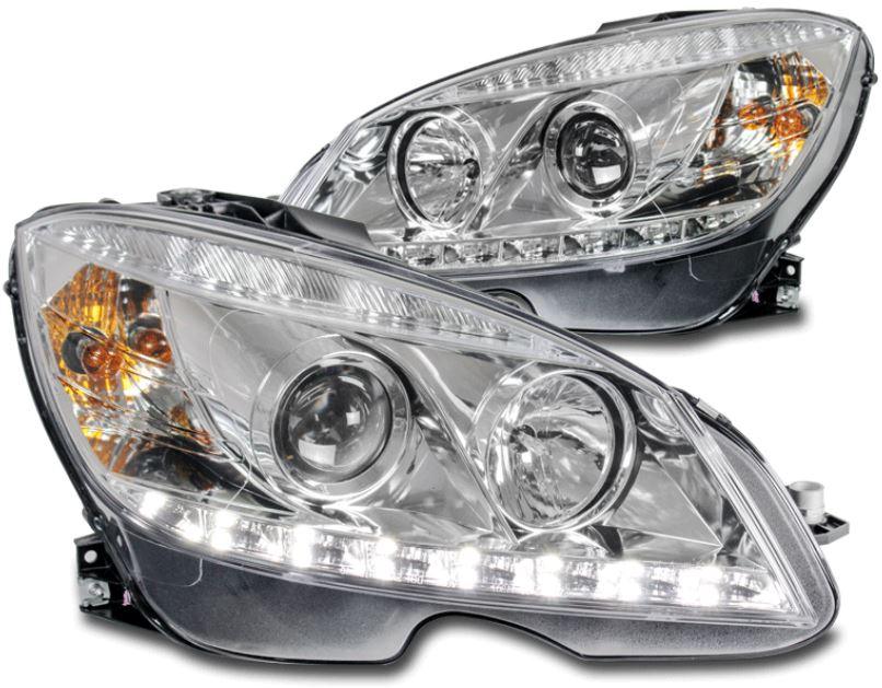 2008 Mercedes C300 Head Lamp Driver Side , MB2502162. High-quality aftermarket part.