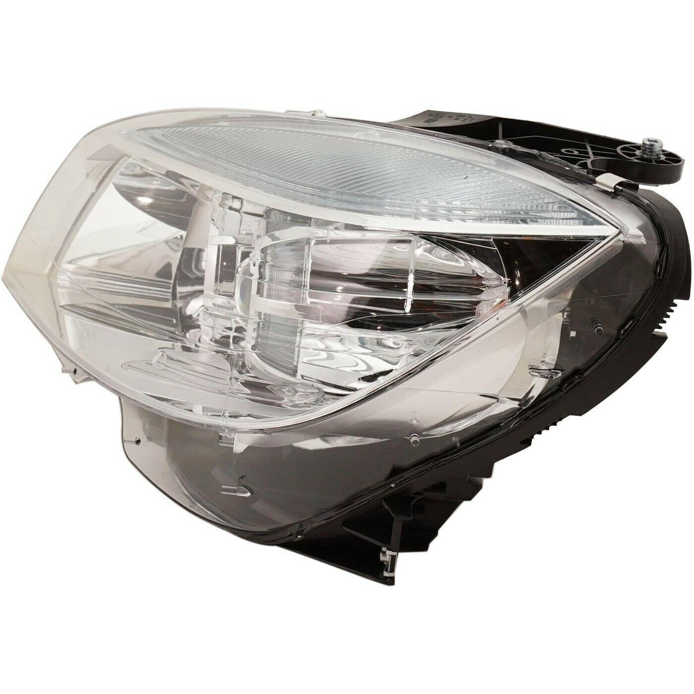 2008-2011 Mercedes C300 Head Lamp Driver Side With Chrome Ring , MB2502163. Direct fit for easy installation.