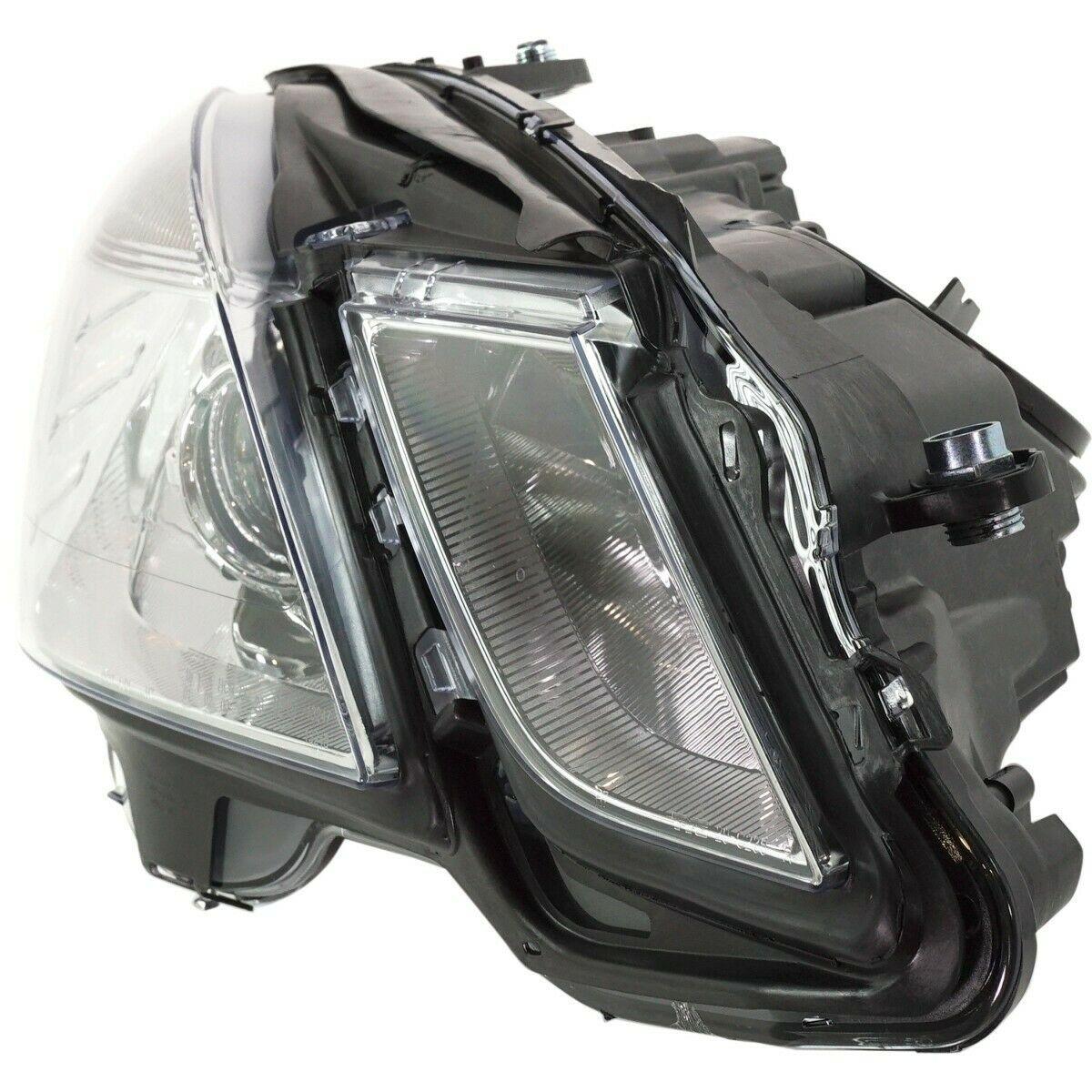 2010-2013 Mercedes E350 Head Lamp Passenger Side Halogen Sdn Without Cornering Lamp , MB2503182. Installed view for reference.