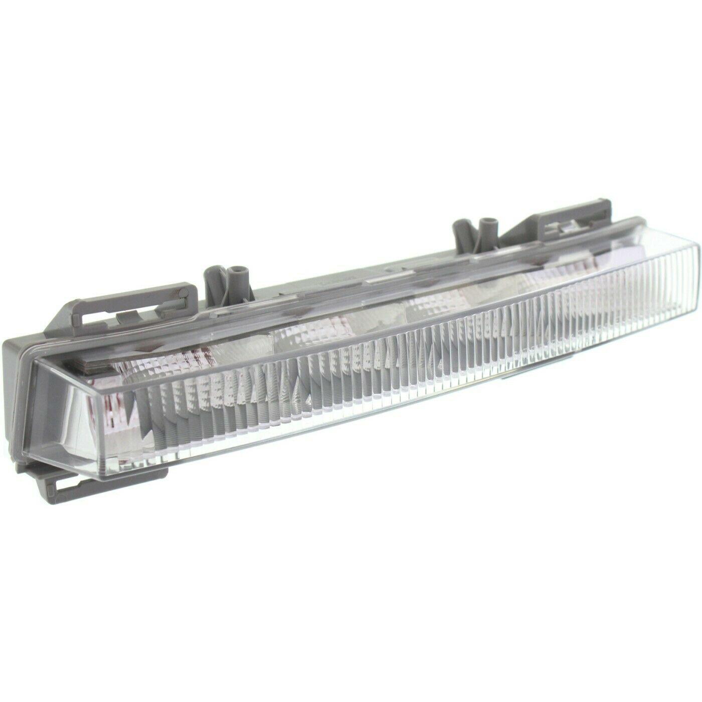 2012-2015 Mercedes ML350 Daytime Running Lamp Passenger Side Gray Bezel , MB2563103. Precision fitment for collision repair.