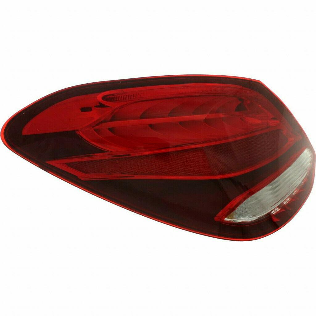 2017-2018 Mercedes C300 Sedan Tail Lamp Driver Side Sdn With Halogen Head Lamp , MB2800143. Angle view for visual reference.