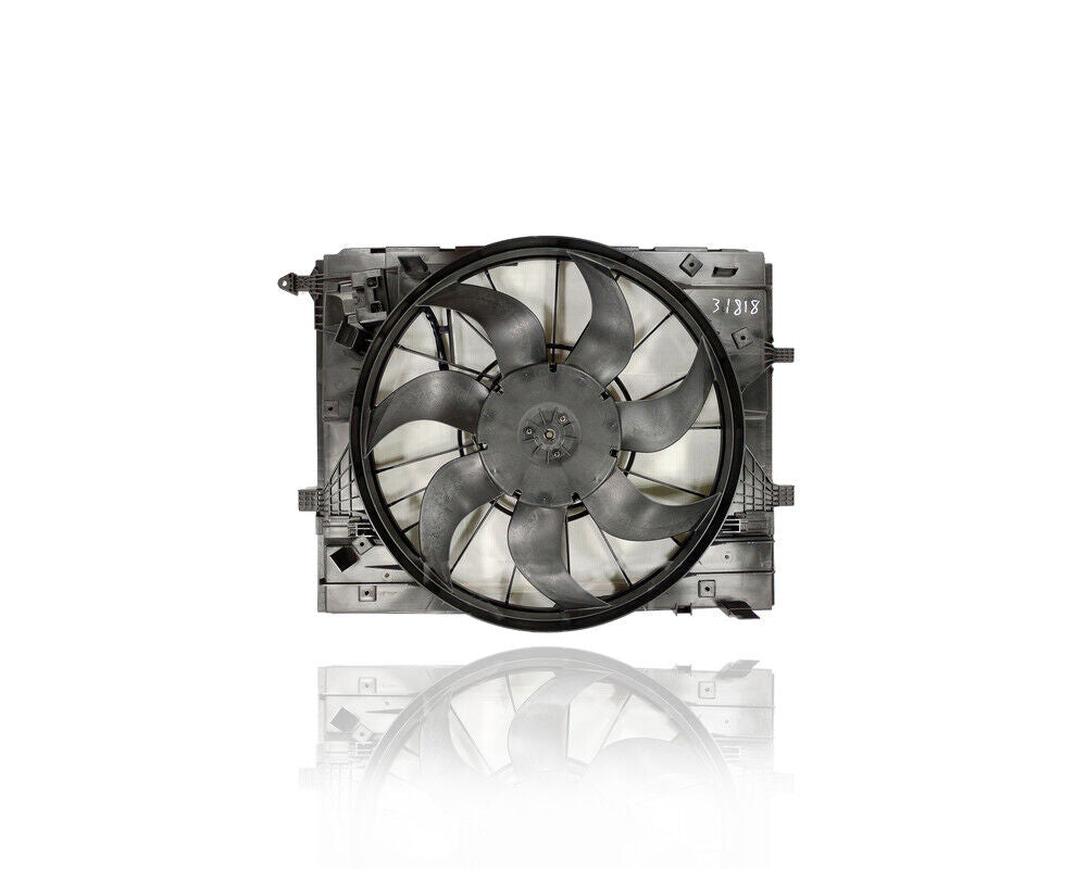 2018 Mercedes E400 Cooling Fan Assy 3.0L L6/2.0L L5 , MB3115137. Precision fitment for collision repair.