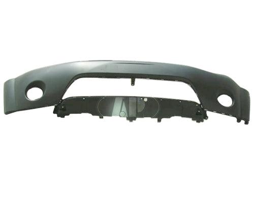 2007-2009 Mitsubishi Outlander Front Bumper Primed With Fog Lamp Hole , MI1000322. Durable and impact-resistant.