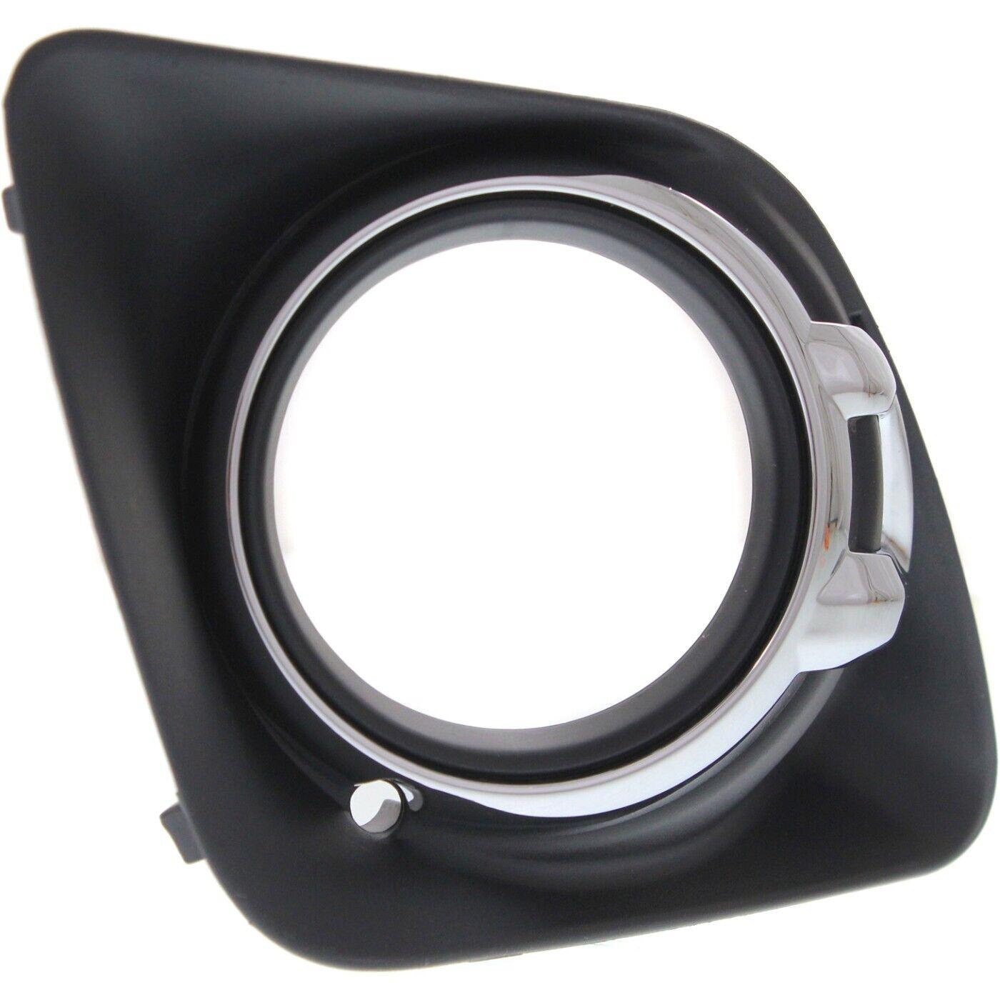 2011-2012 Mitsubishi RVR Fog Lamp Bezel Front Driver Side With Chrome Trim , MI1038113. Precision fitment for collision repair.