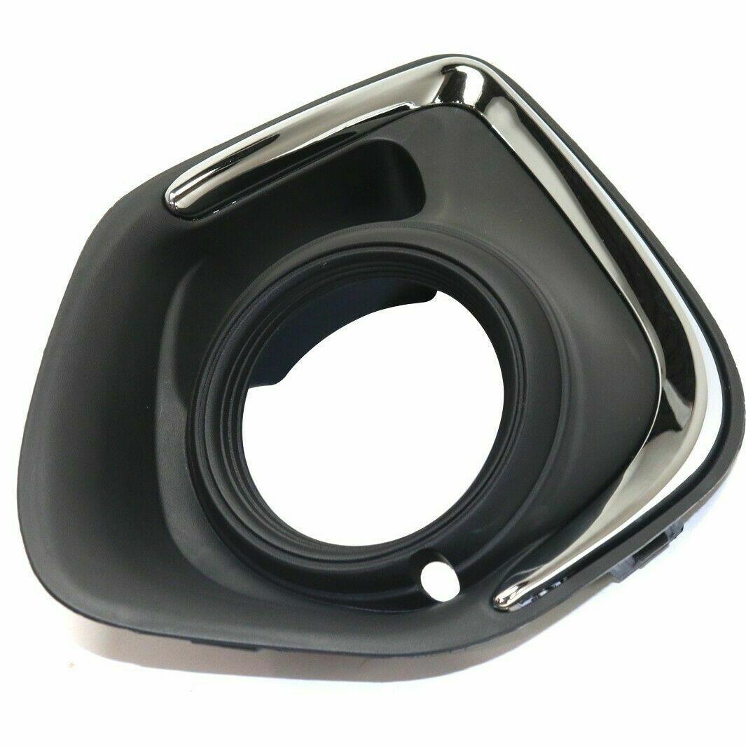 2013-2015 Mitsubishi Outlander Sport Fog Lamp Bezel Front Driver Side With Chrome Trim , MI1038116. OEM-quality exterior component.