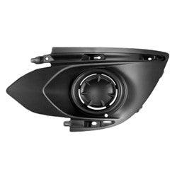2017-2020 Mitsubishi Mirage Hatchback Fog Lamp Cover Front Driver Side Textured Black , MI1038123. Made with quality materials.