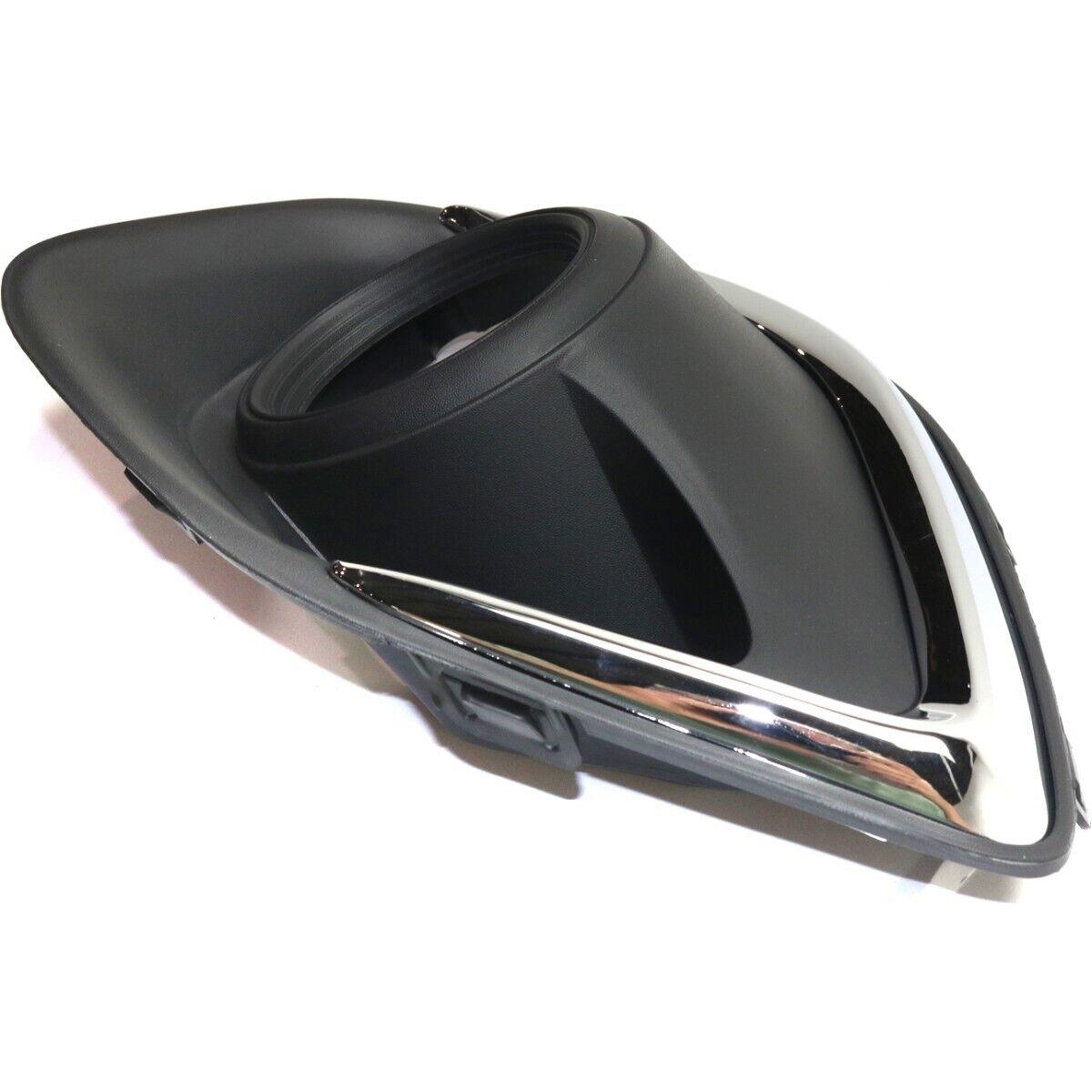 2013-2015 Mitsubishi Outlander Sport Fog Lamp Bezel Front Passenger Side With Chrome Trim , MI1039116. High-strength and long-lasting.