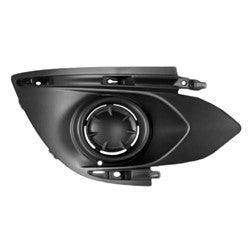 2017-2020 Mitsubishi Mirage Hatchback Fog Lamp Cover Front Passenger Side Textured Black , MI1039123. Replacement part ready for install.