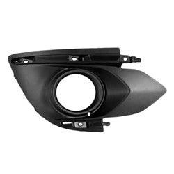 2017-2020 Mitsubishi Mirage Hatchback Fog Lamp Bezel Front Passenger Side Textured , MI1039124. Lightweight yet durable construction.